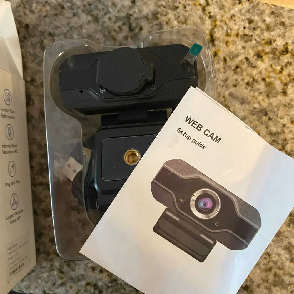 Webcam HD 1080P Webcam Camera with Microphone
